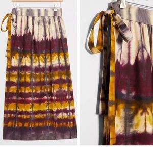 New anthro wrap maxi skirt